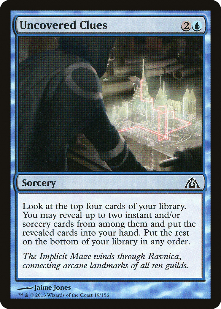 Uncovered Clues (DGM-019) [Dragon's Maze] MTG Single Wizards of the Coast