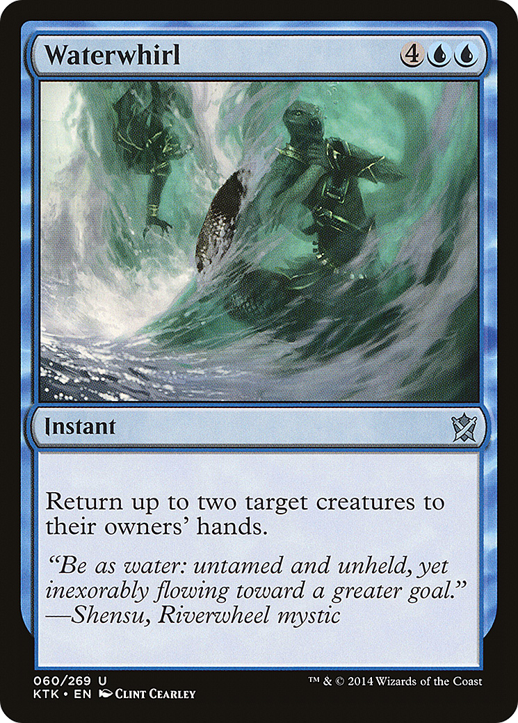 Waterwhirl (KTK-060) [Khans of Tarkir] MTG Single Wizards of the Coast