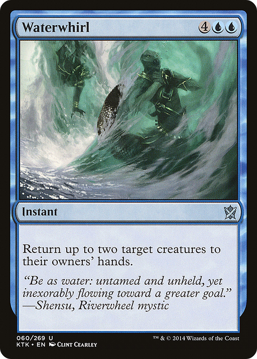 Waterwhirl (KTK-060) [Khans of Tarkir] MTG Single Wizards of the Coast