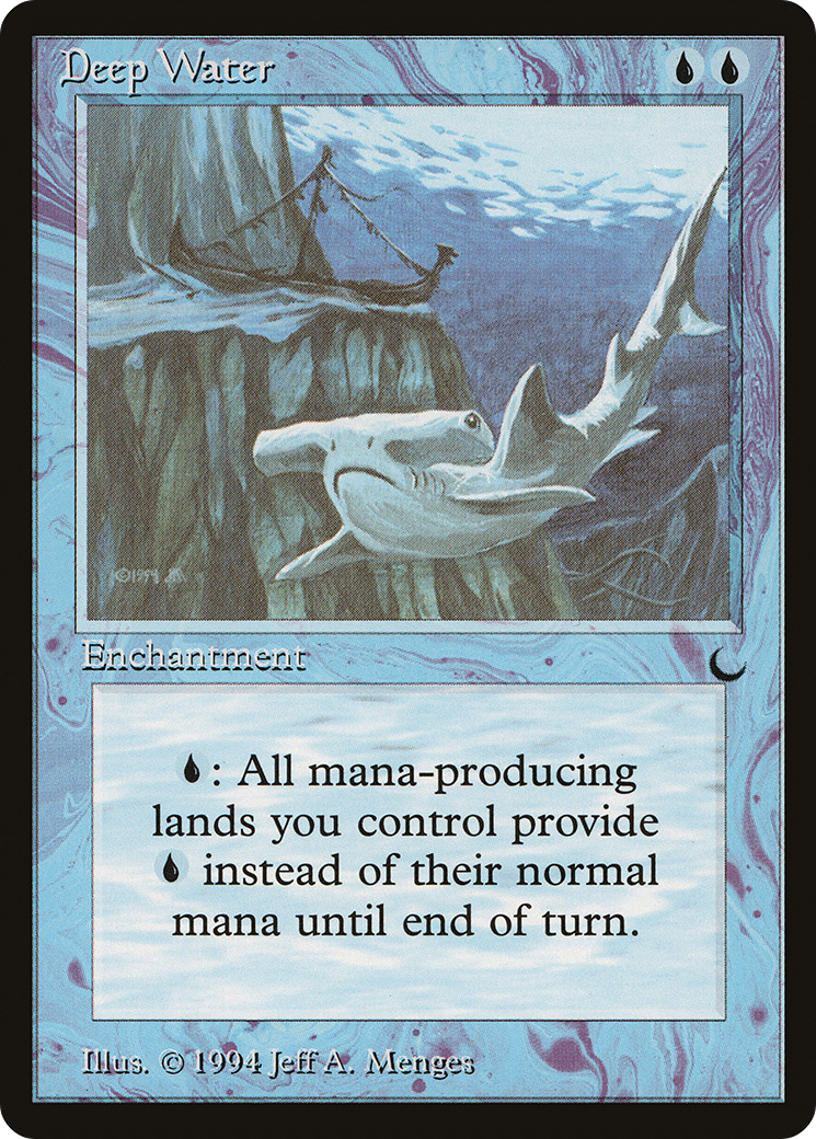 Deep Water (DRK-023) [Oldschool] The Dark MTG Single Wizards of the Coast