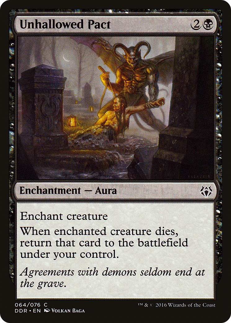 Unhallowed Pact (DDR-064) [Misc] Duel Decks: Nissa vs. Ob Nixilis MTG Single Wizards of the Coast