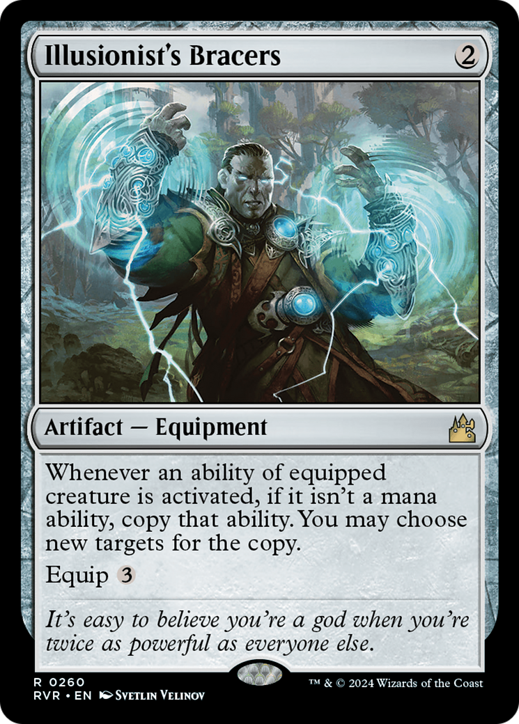 Illusionist's Bracers (RVR-260) [Ravnica Remastered] MTG Single Wizards of the Coast