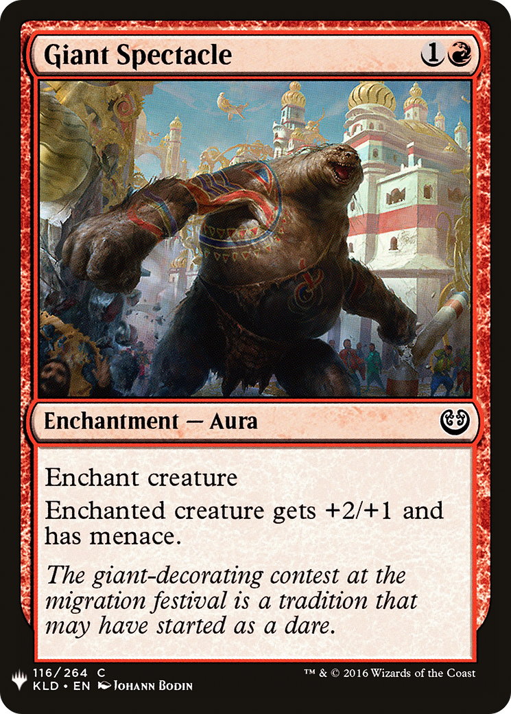 Giant Spectacle (LIST-116) [Mystery Booster] The List MTG Single Wizards of the Coast