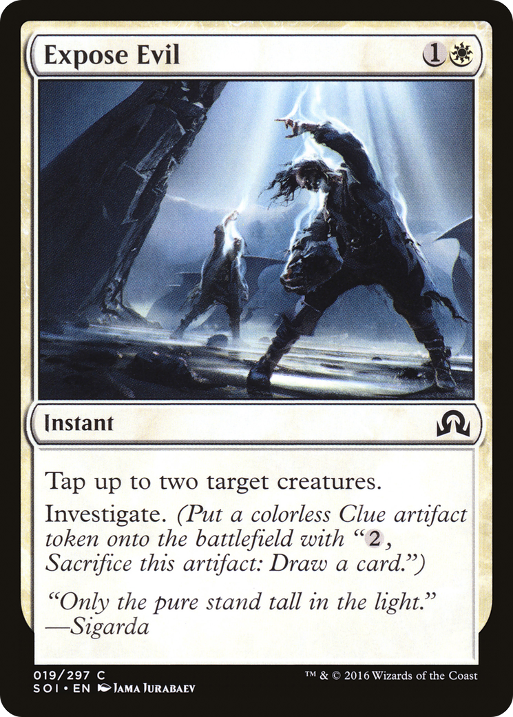Expose Evil (SOI-019) [Shadows over Innistrad] Foil MTG Single Wizards of the Coast
