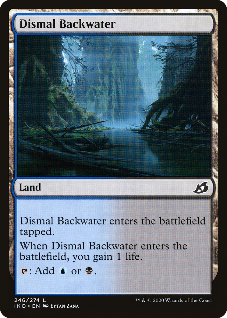 Dismal Backwater (IKO-246) [Ikoria: Lair of Behemoths] MTG Single Wizards of the Coast