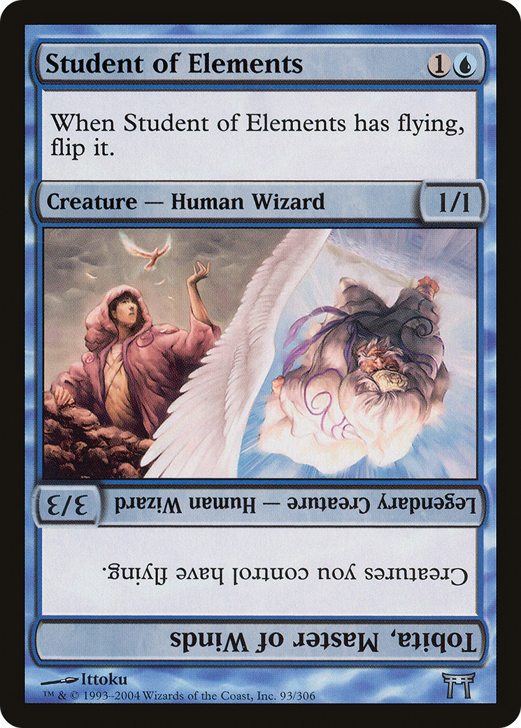 Student of Elements // Tobita, Master of Winds (CHK-093) [Champions of Kamigawa] MTG Single Wizards of the Coast