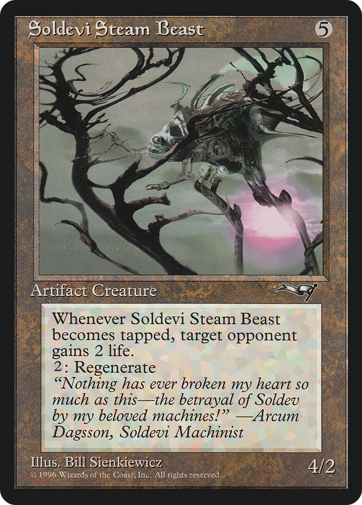 Soldevi Steam Beast (ALL-133B) [Alliances] MTG Single Wizards of the Coast
