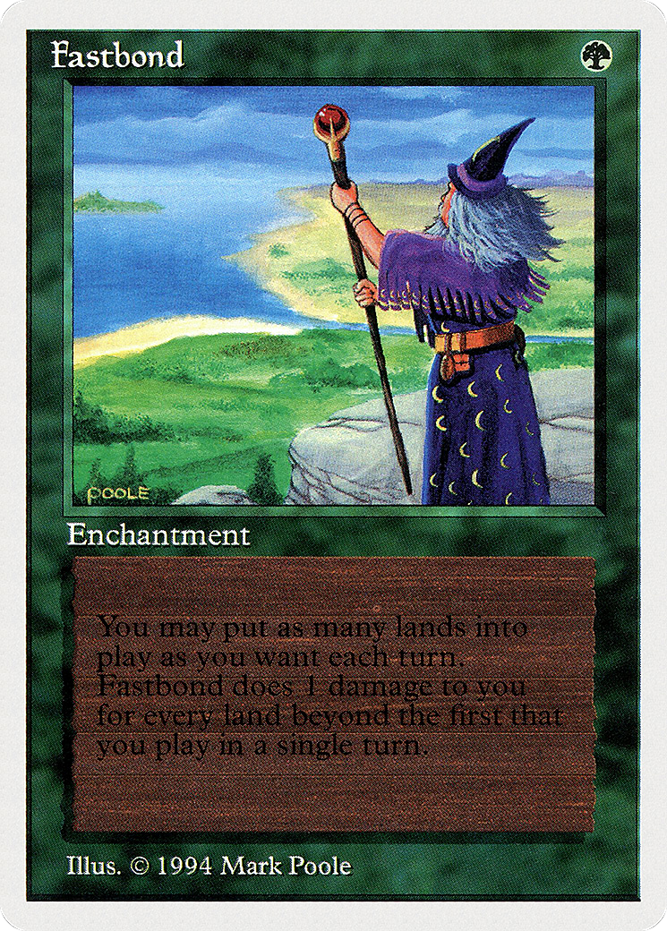 Fastbond (SUM-194) [Misc] Summer Magic / Edgar MTG Single Wizards of the Coast