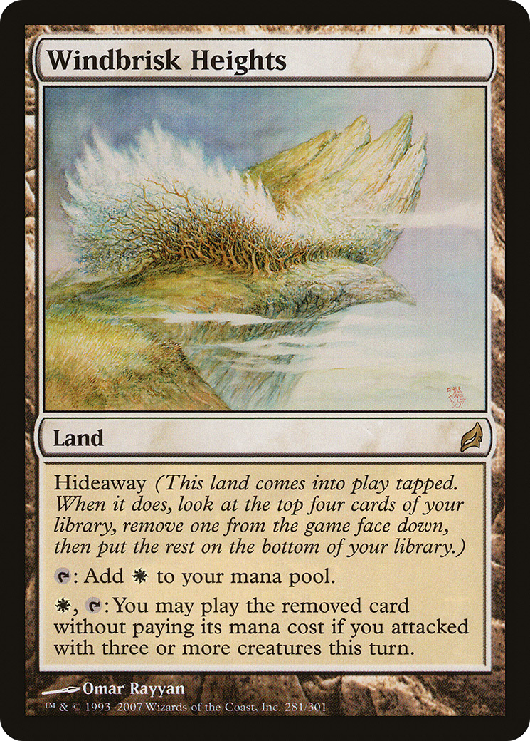 Windbrisk Heights (LRW-281) [Lorwyn] Foil MTG Single Wizards of the Coast