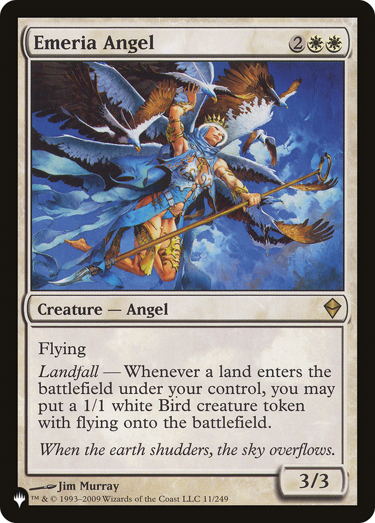 Emeria Angel (LIST-11/249) [Mystery Booster] The List MTG Single Wizards of the Coast