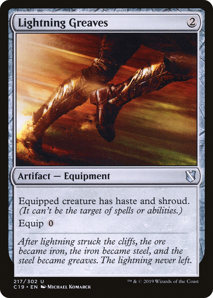 Lightning Greaves (C19-217) [Commander 2019] MTG Single Wizards of the Coast