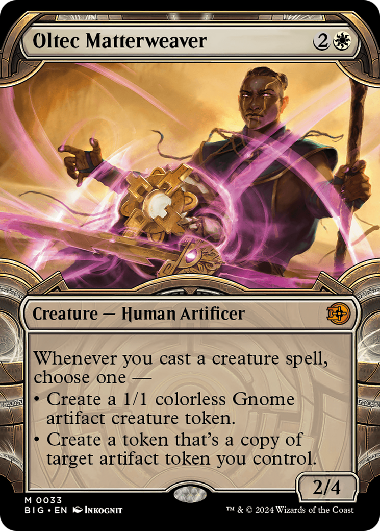Oltec Matterweaver (BIG-033) [The Big Score] (Showcase) MTG Single Wizards of the Coast