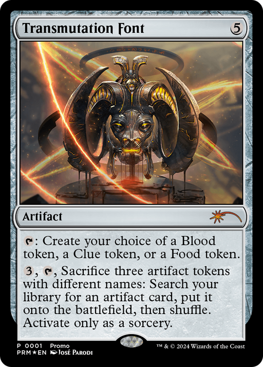 Transmutation Font (LARP-001) [Misc] Wizards Play Network 2024 Foil MTG Single Wizards of the Coast