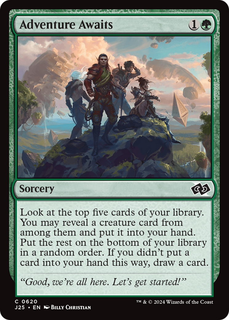 Adventure Awaits (J25-620) [Foundations Jumpstart] MTG Single Wizards of the Coast