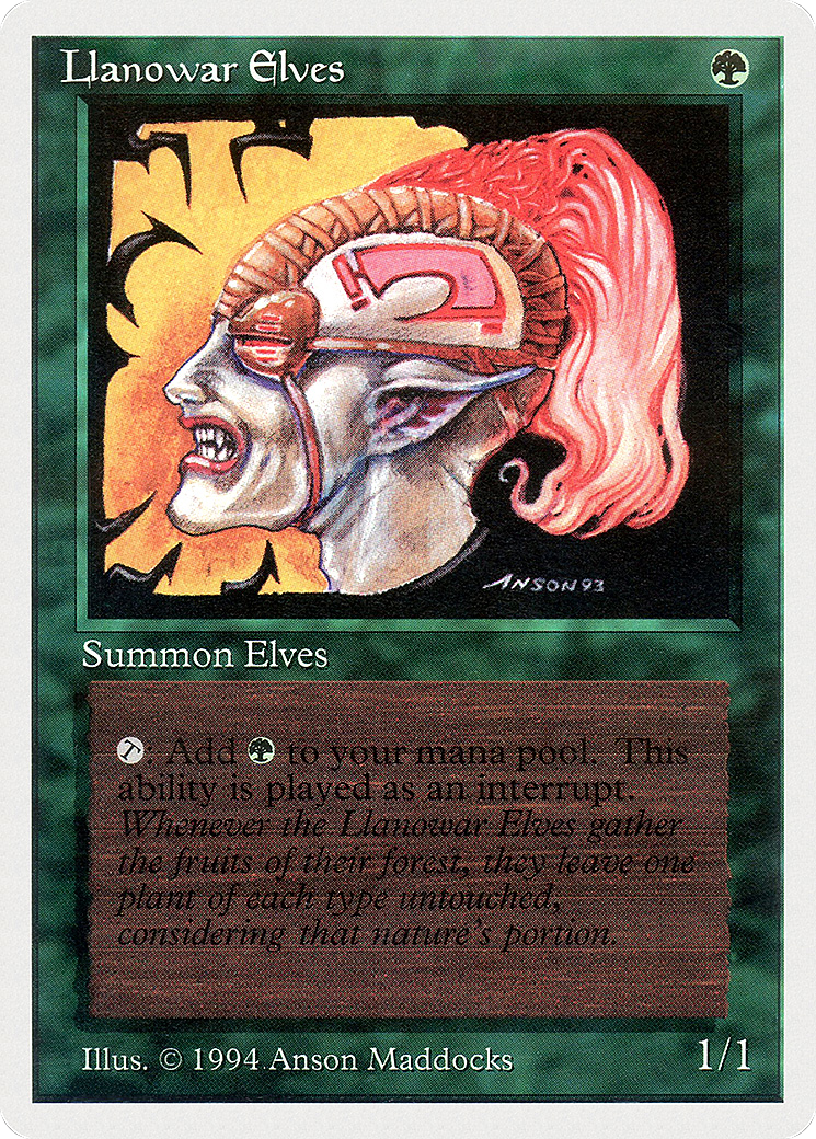 Llanowar Elves (SUM-211) [Misc] Summer Magic / Edgar MTG Single Wizards of the Coast
