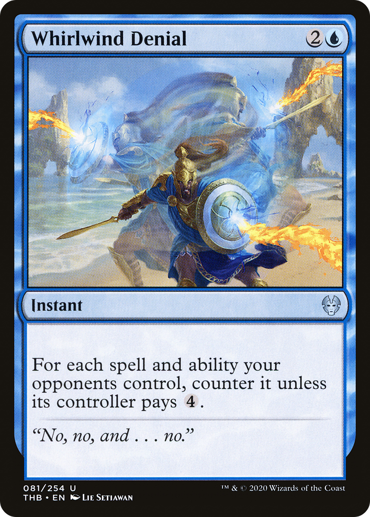Whirlwind Denial (THB-081) [Theros Beyond Death] Foil MTG Single Wizards of the Coast