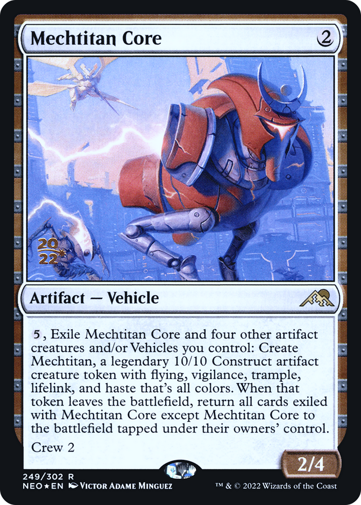 Mechtitan Core (PRE-249S) [Kamigawa: Neon Dynasty Promos] Foil MTG Single Wizards of the Coast