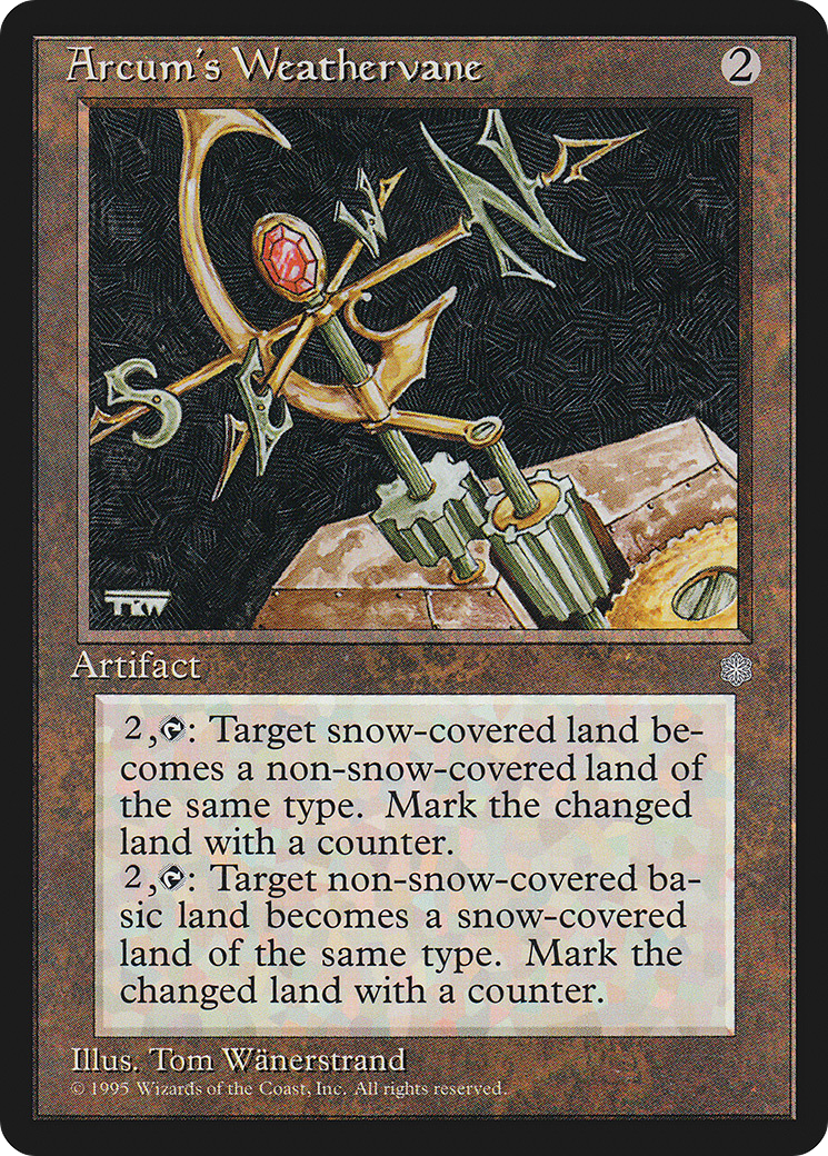 Arcum's Weathervane (ICE-) [Ice Age] MTG Single Wizards of the Coast