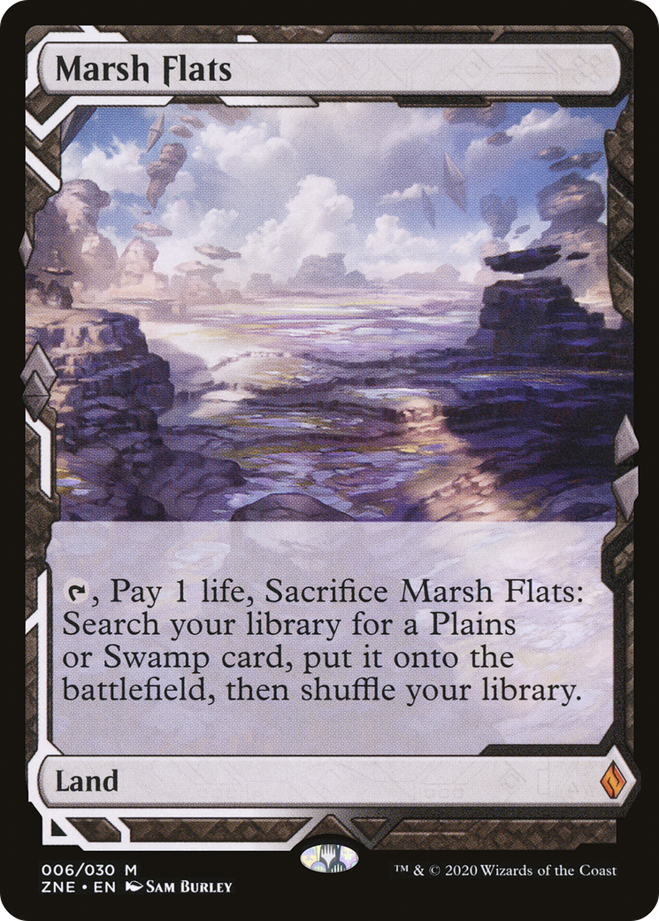 Marsh Flats (ZNE-006) [Zendikar Rising Expeditions] MTG Single Wizards of the Coast