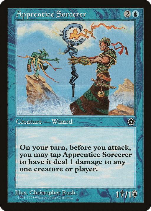 Apprentice Sorcerer (P02-032) [Misc] Portal Second Age MTG Single Wizards of the Coast