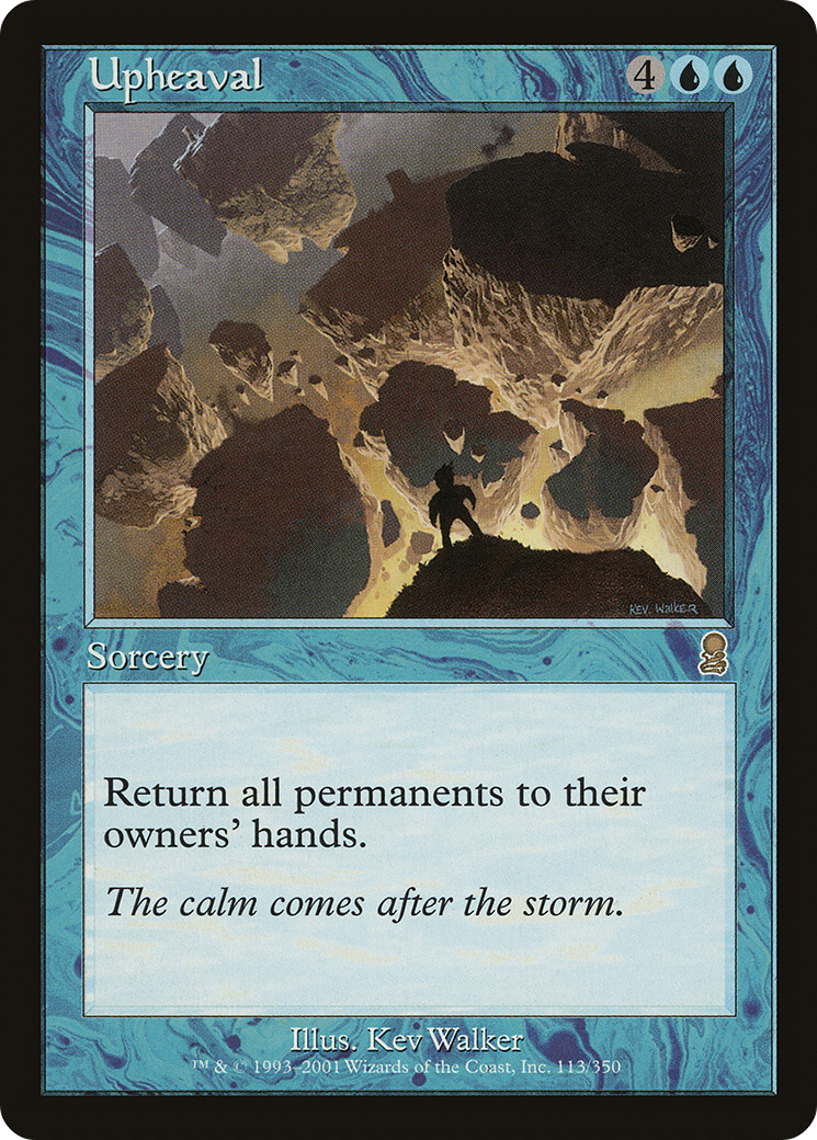 Upheaval (ODY-113) [Odyssey] Foil MTG Single Wizards of the Coast