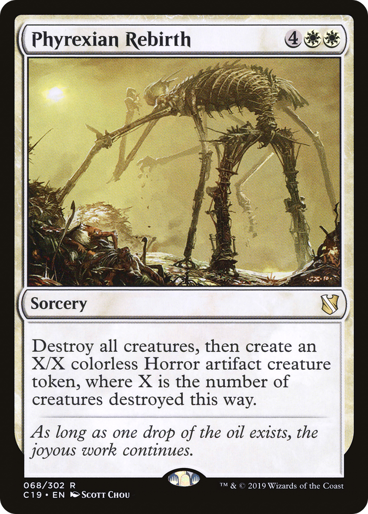 Phyrexian Rebirth (C19-068) [Commander 2019] MTG Single Wizards of the Coast
