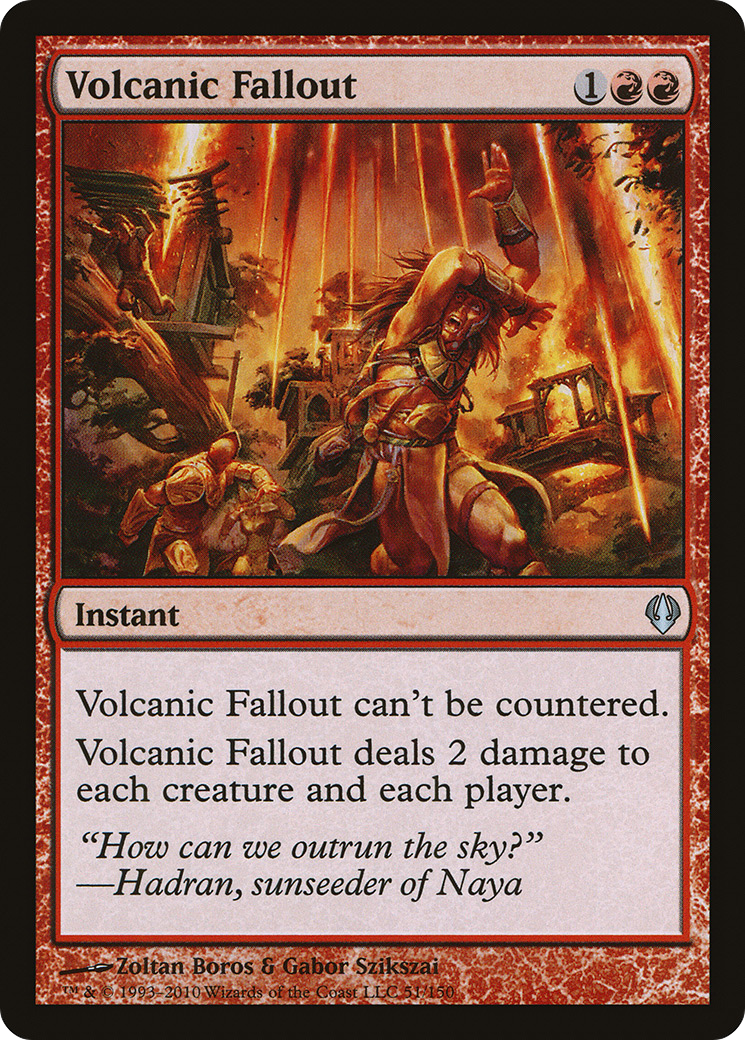 Volcanic Fallout (ARC-051) [Misc] Archenemy MTG Single Wizards of the Coast