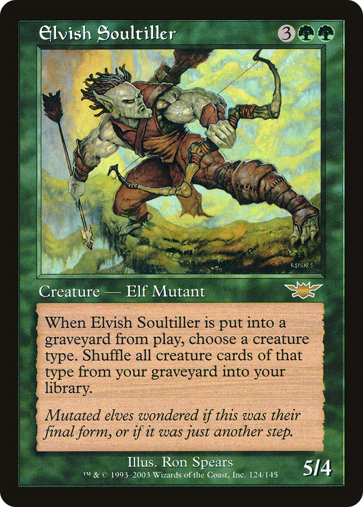 Elvish Soultiller (LGN-124) [Legions] Foil MTG Single Wizards of the Coast