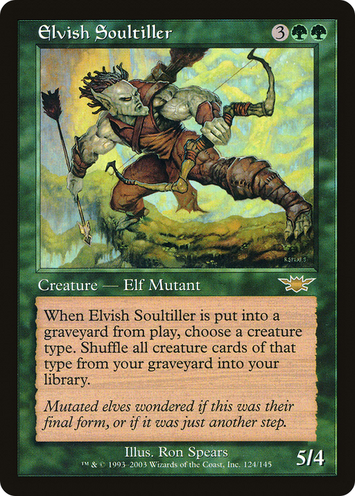 Elvish Soultiller (LGN-124) [Legions] MTG Single Wizards of the Coast