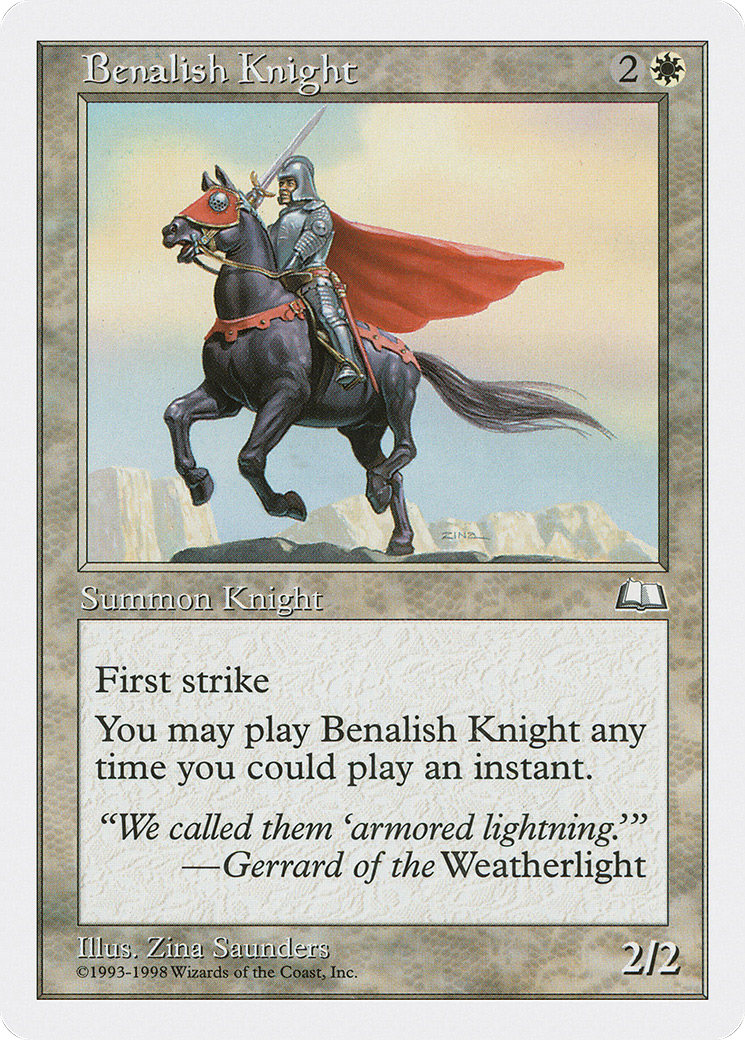 Benalish Knight (ATH-073) [Anthologies] MTG Single Wizards of the Coast