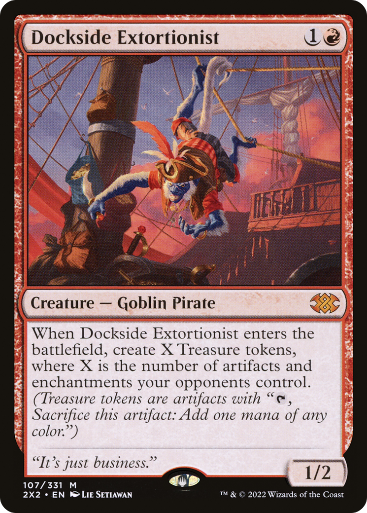 Dockside Extortionist (2X2-107) [Double Masters 2022] Foil MTG Single Wizards of the Coast