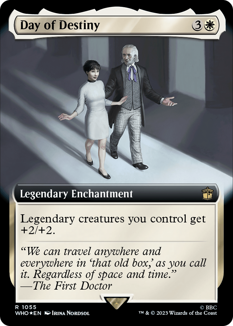 Day of Destiny (WHO-1055) [Doctor Who] (Extended Art) Foil MTG Single Wizards of the Coast