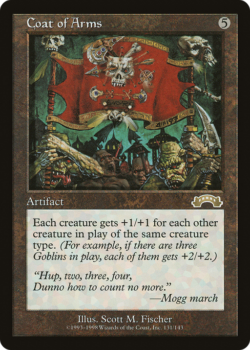 Coat of Arms (EXO-131) [Exodus] MTG Single Wizards of the Coast