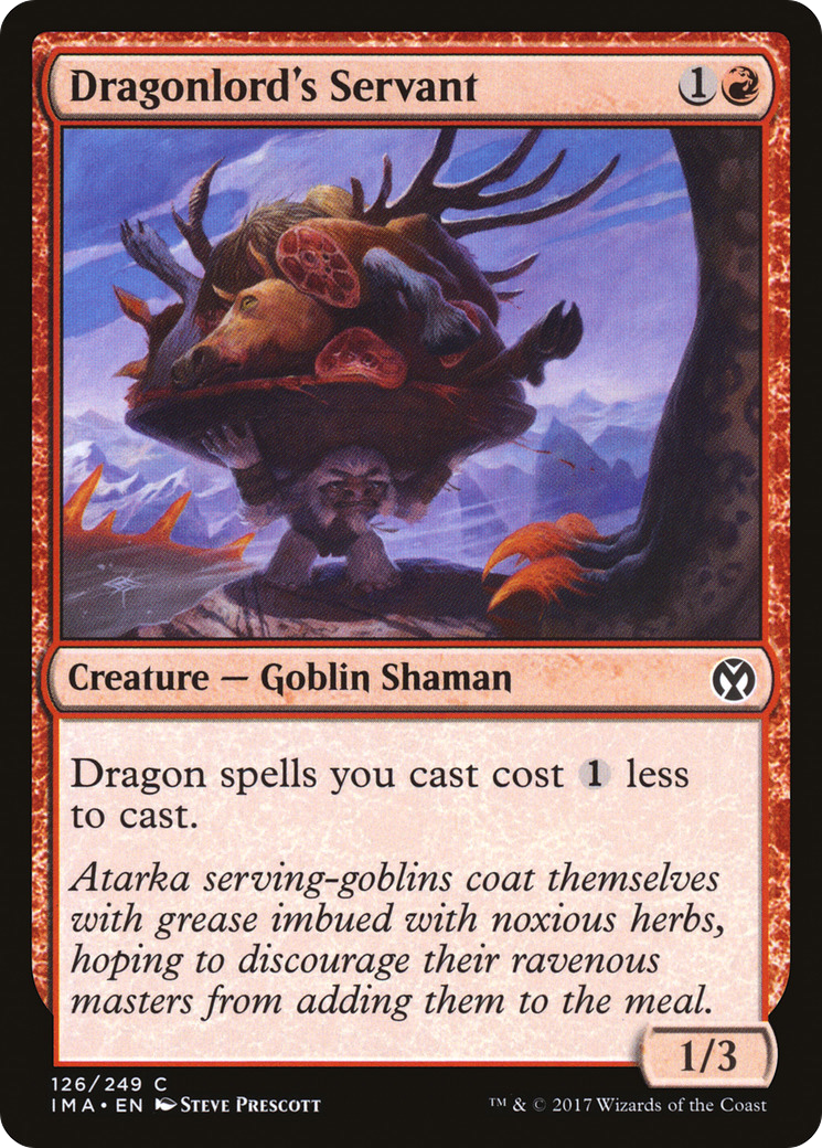 Dragonlord's Servant (IMA-126) [Iconic Masters] MTG Single Wizards of the Coast