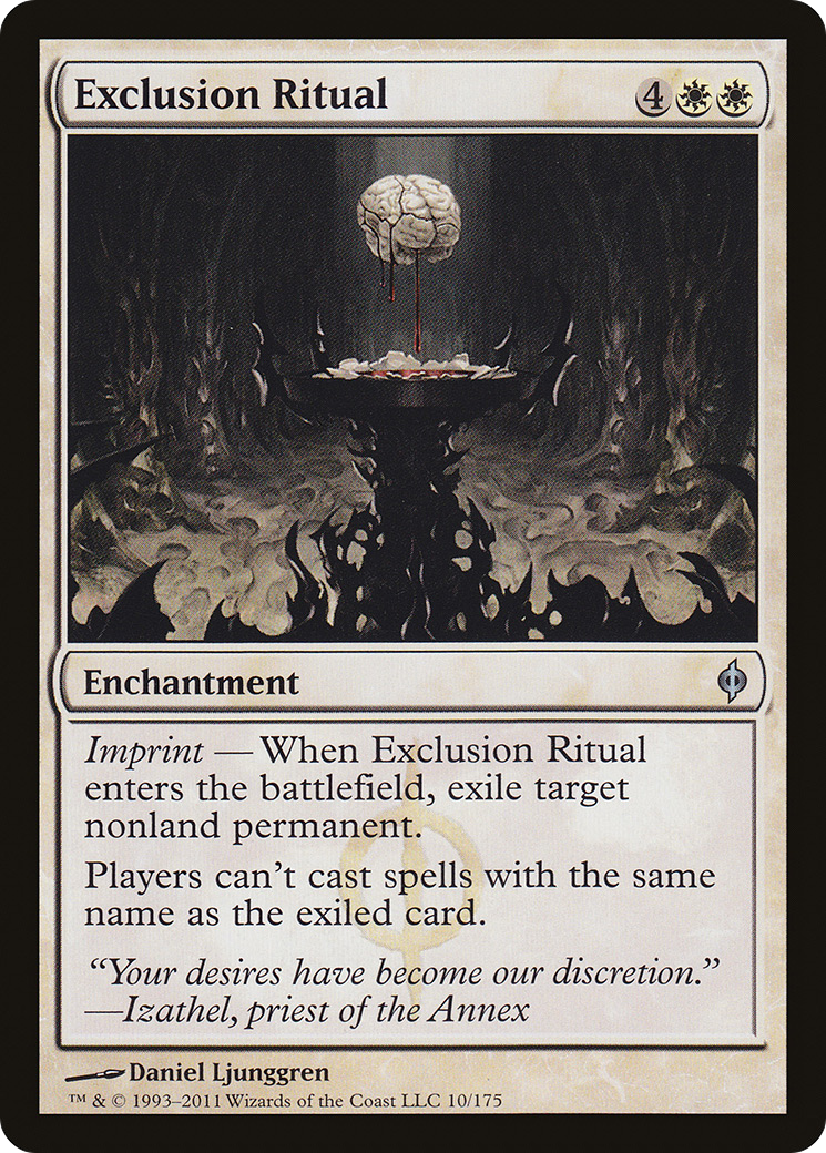 Exclusion Ritual (NPH-010) [New Phyrexia] MTG Single Wizards of the Coast
