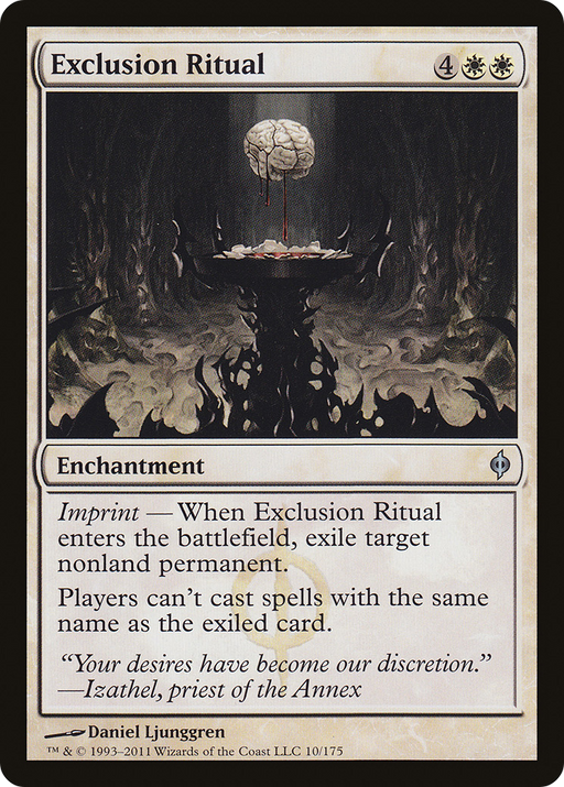 Exclusion Ritual (NPH-010) [New Phyrexia] MTG Single Wizards of the Coast