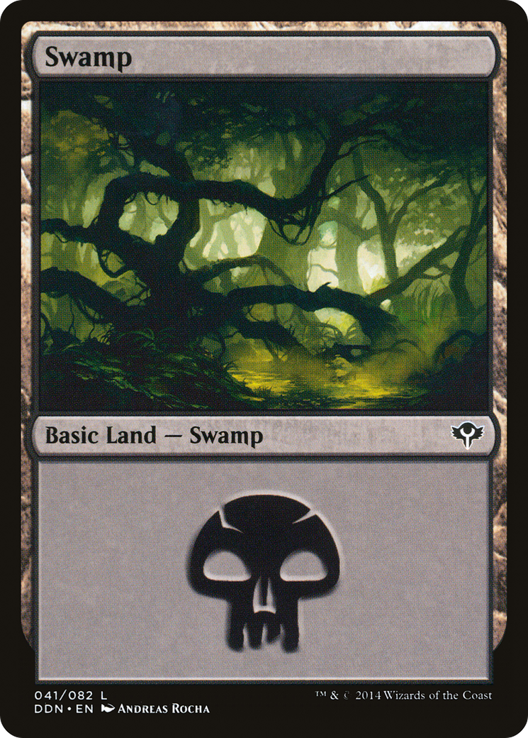Swamp (041) (DDN-041) [Misc] Duel Decks: Speed vs. Cunning MTG Single Wizards of the Coast