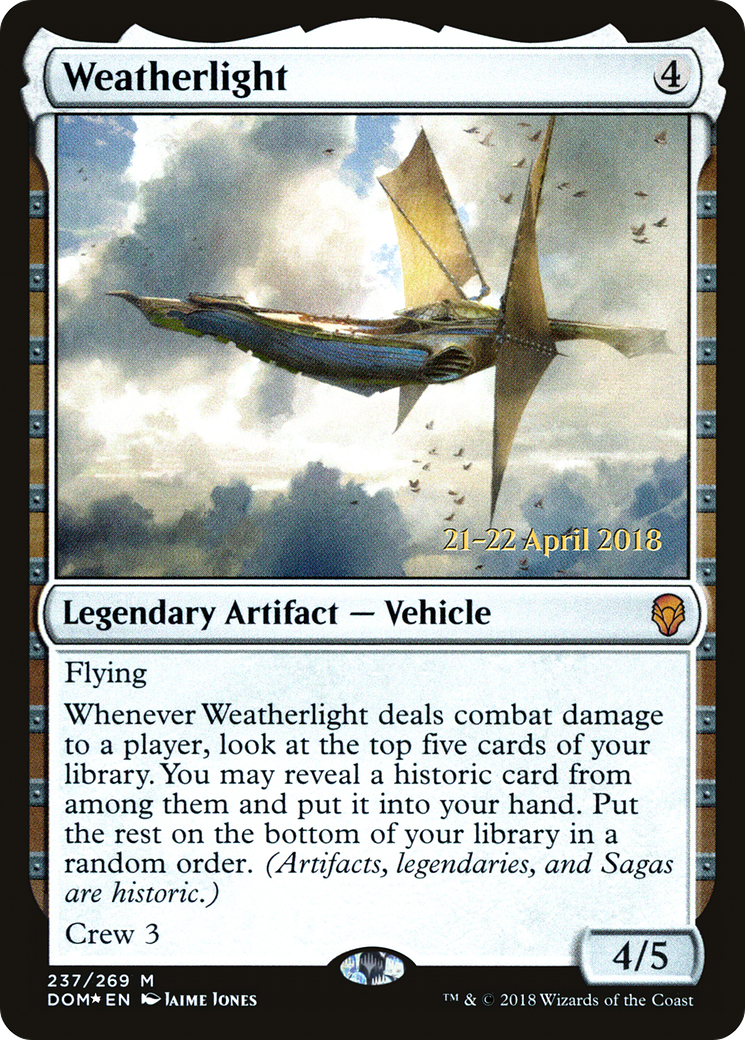 Weatherlight (PRE-237) [Dominaria Promos] Foil MTG Single Wizards of the Coast