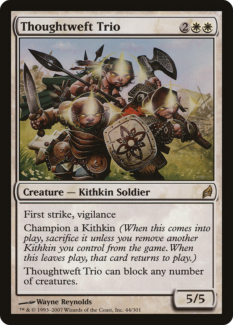 Thoughtweft Trio (LRW-044) [Lorwyn] Foil MTG Single Wizards of the Coast