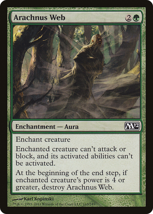 Arachnus Web (M12-163) [Magic 2012] MTG Single Wizards of the Coast