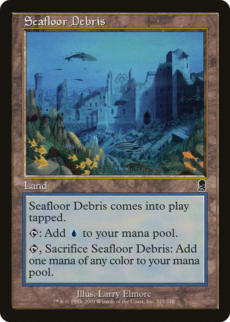 Seafloor Debris (ODY-325) [Odyssey] MTG Single Wizards of the Coast