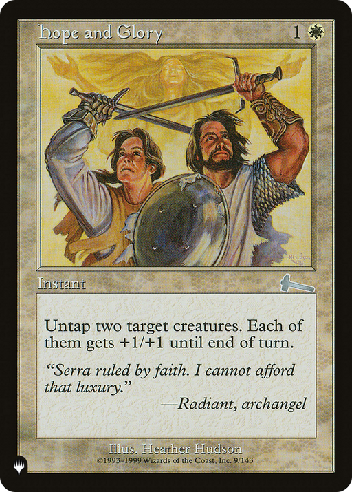 Hope and Glory (LIST-ULG-9) [Mystery Booster] The List MTG Single Wizards of the Coast