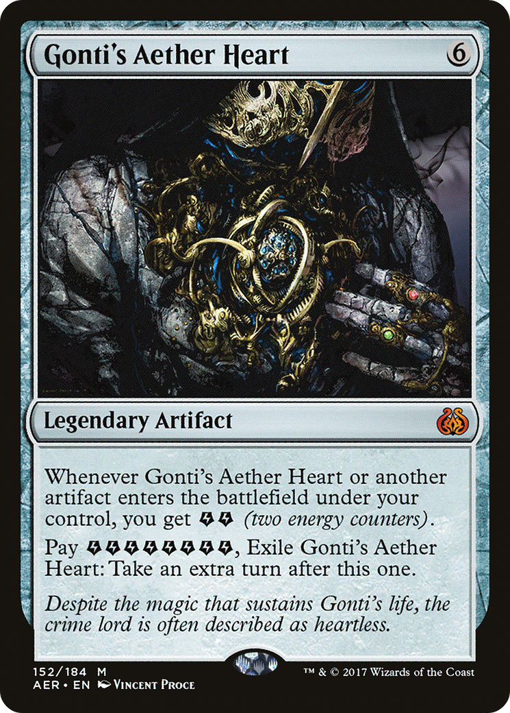 Gonti's Aether Heart (AER-152) [Aether Revolt] Foil MTG Single Wizards of the Coast