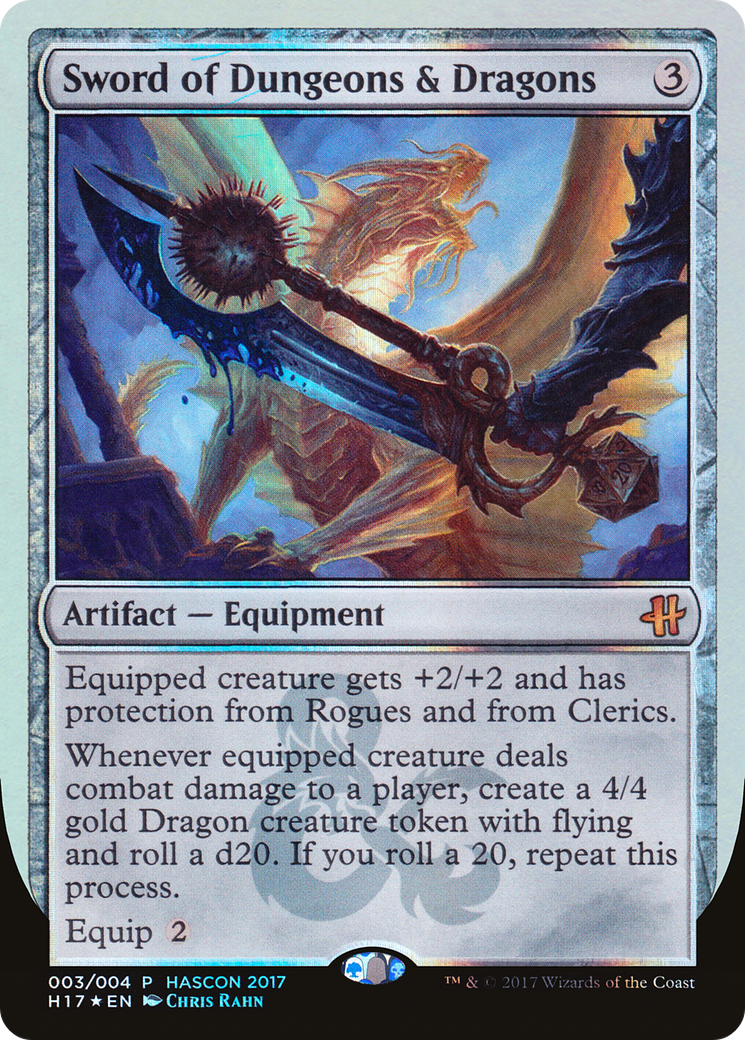 Sword of Dungeons & Dragons (MEDIA-003) [Misc] HasCon 2017 Foil MTG Single Wizards of the Coast