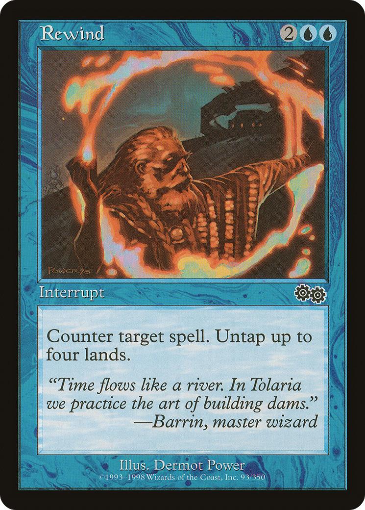 Rewind (USG-093) [Urza's Saga] MTG Single Wizards of the Coast