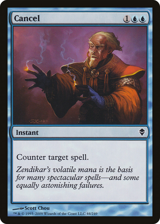 Cancel (ZEN-044) [Zendikar] MTG Single Wizards of the Coast