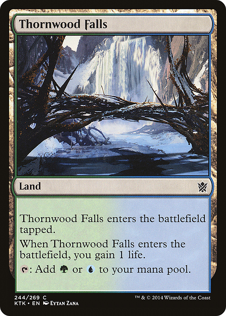 Thornwood Falls (KTK-244) [Khans of Tarkir] Foil MTG Single Wizards of the Coast