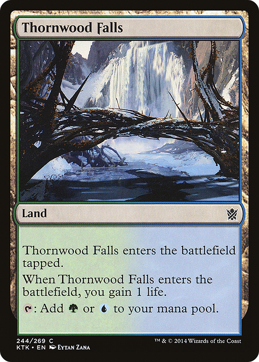 Thornwood Falls (KTK-244) [Khans of Tarkir] Foil MTG Single Wizards of the Coast