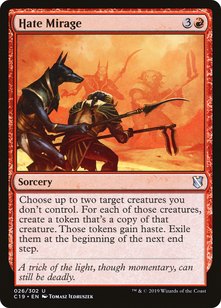 Hate Mirage (C19-026) [Commander 2019] MTG Single Wizards of the Coast