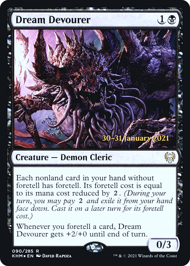 Dream Devourer (PRE-090) [Kaldheim Promos] Foil MTG Single Wizards of the Coast